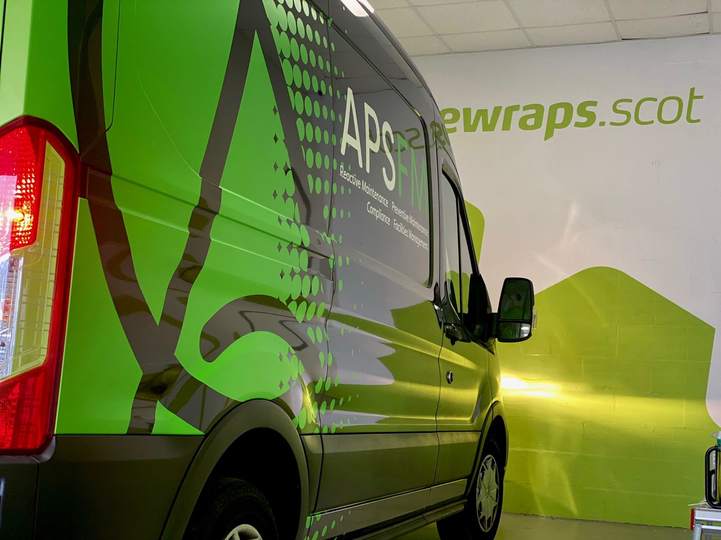 APSFM Anderson Property Services Scotland van