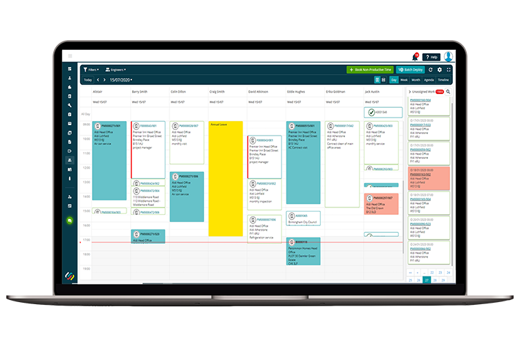 Digital scheduling tool for window cleaning jobs