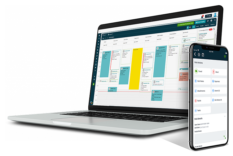 Streamlined Job and Work Order Scheduling with Our Facility Management Software - Section Image