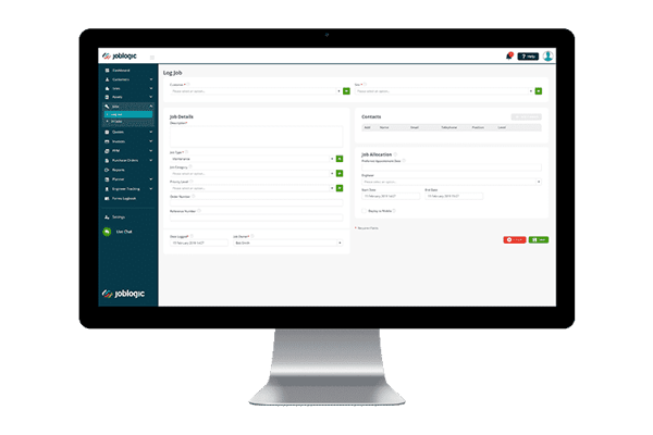 Log Jobs Instantly with Job Tracking Software – Section Image