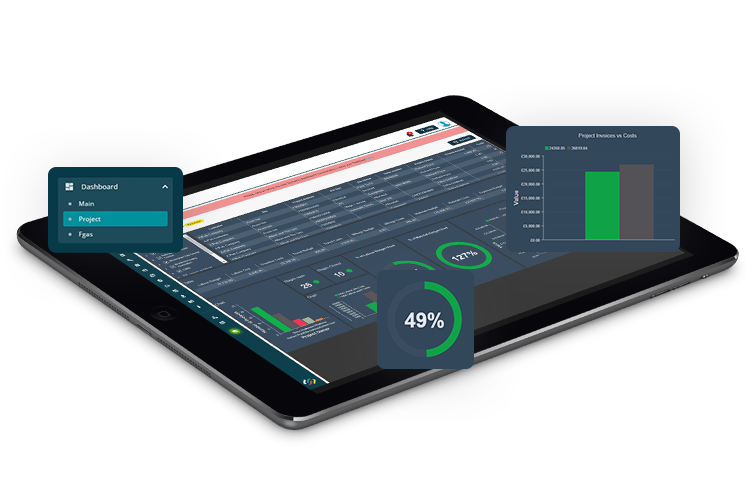 View metrics and stats on Joblogic mobile and tablet