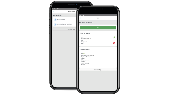 Manage maintenance checklists on the go